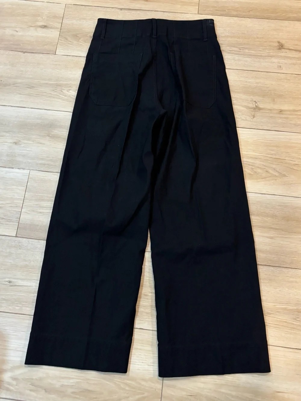 Maeve Colette Crop black size 27 viscose linen cotton blend - Picture 7 of 10